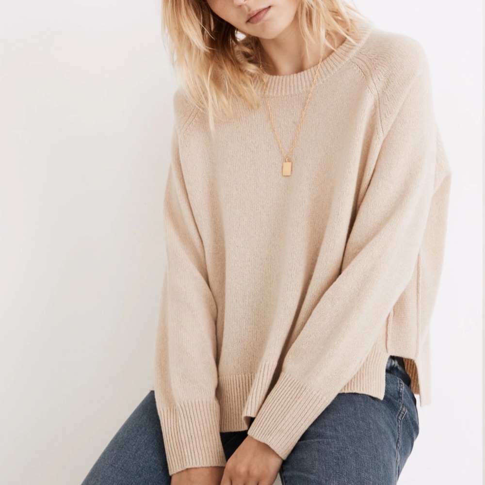 Madewell (Re)sourced Cashmere Crewneck Sweater